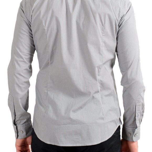 Hugo Boss Men's "Ronni" Slim Fit Stretch Multi-Color Long Sleeve Casual Shirt - Picture 3 of 9